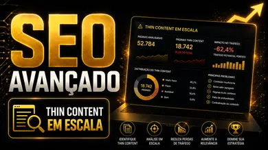 Capa do episódio - Thin content em escala