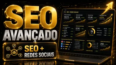 Capa do episódio - SEO + redes sociais